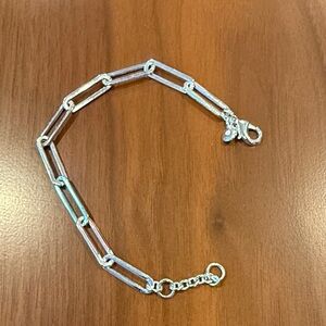 J. Crew Silver Chain Bracelet